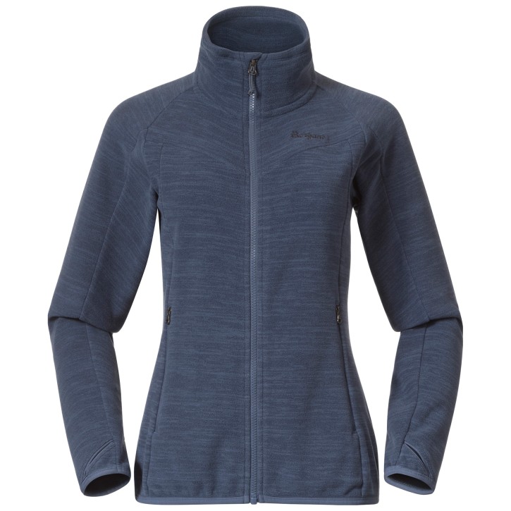 Bergans Hareid Fleece Lady Jacket NoHood M / granite blue